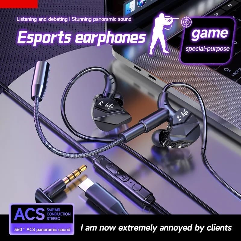Amazon.co.jp: タイプc イヤホン有線 ゲーミングイヤホン マイク着脱式